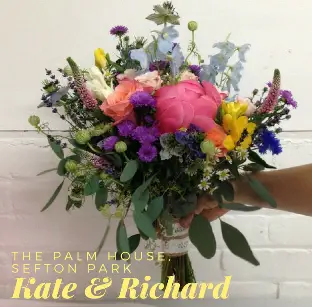 Bright Wedding Flowers Palm House Liverpool Wedding Bright Wedding Flowers Palm House Liverpool Wedding